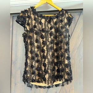 Ann Taylor dressy black top